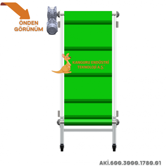 Inclined Conveyor 600x3000x1780 mm