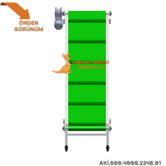 Inclined Conveyor 600x4000x2248 mm