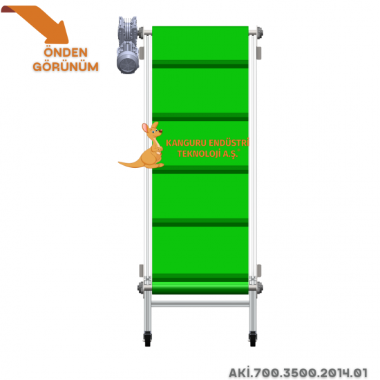 Inclined Conveyor 700x3500x2014 mm