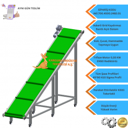 Inclined Conveyor 700x4500x2482 mm