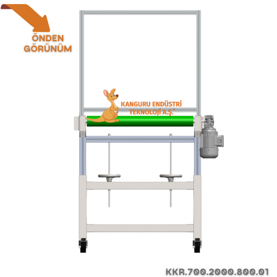 700x2000x800 mm Green Belt Injection Robot Under Conveyor
