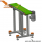 Green Belt Miniature Type Conveyors (Industrial)