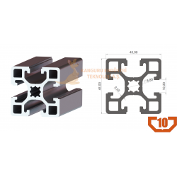 45x45 Ağır Sigma Profil K10