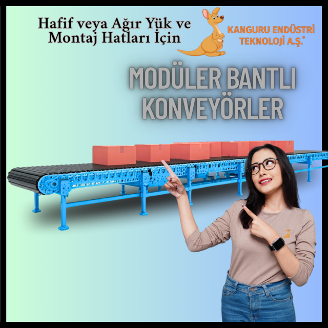 Modüler Bantlı Konveyörler