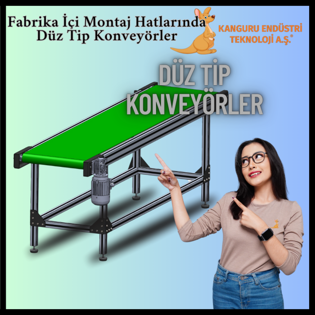 Düz Tip Konveyörler